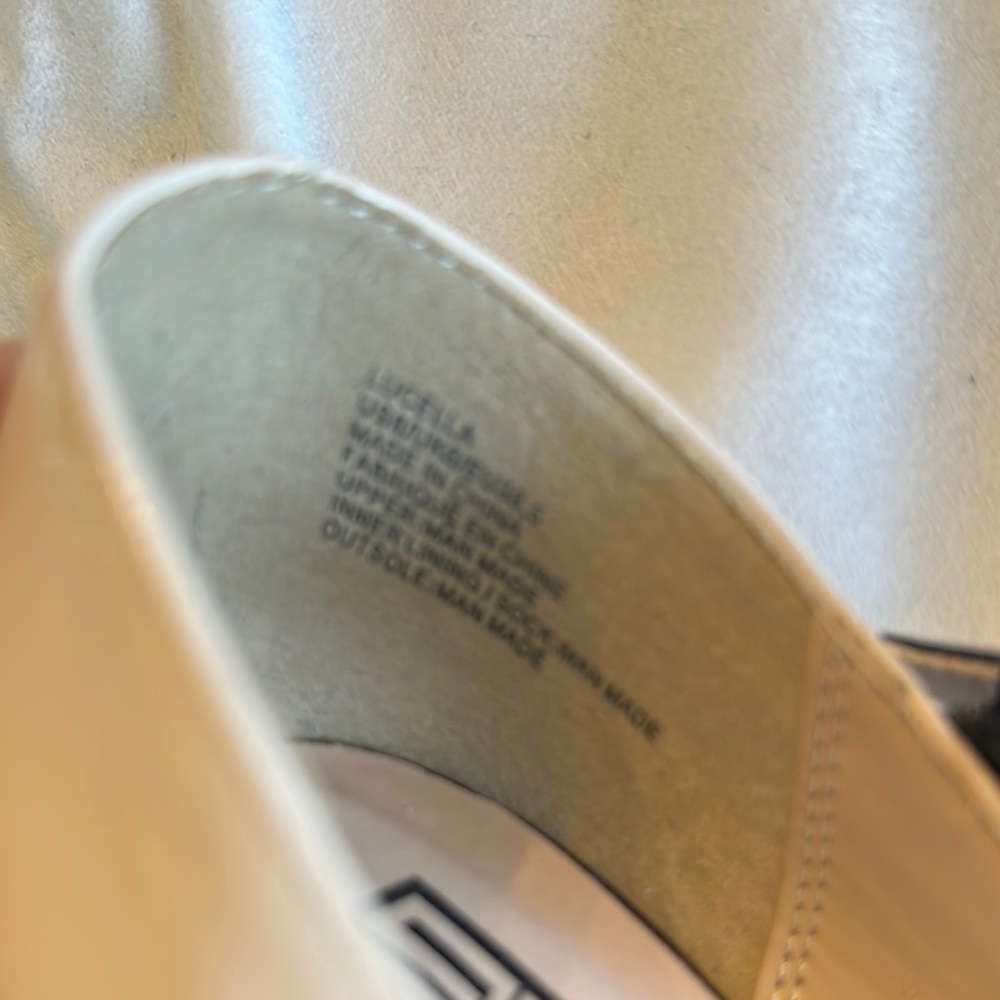 Signature Black and Cream Mary Jane Heels - Picture 10 of 10